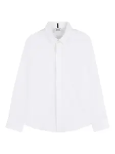 Рубашка с длинными рукавами Boss Kidswear, белый