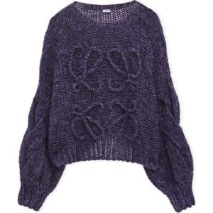 Свитер Anagram LOEWE, фиолетовый