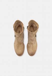 Ковбойские/байкерские ботильоны Paul Green, серо-коричневый