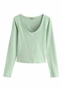 Топ Next SCOOP NECK, Forest Green/Green