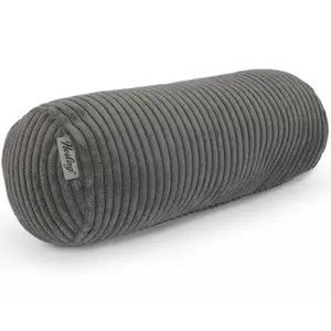 Подушка Herlag ELLA 40x15 см Roll-Up Pillow - Компактная подушка для шеи, коленей и путешествий, серая Kettler