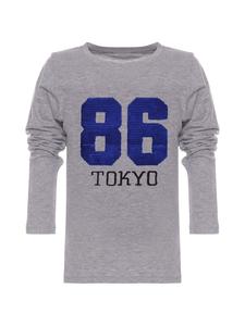 BEZLIT Рубашка с длинными рукавами серого цвета