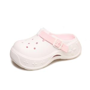 CariteSport Белые женские клоги, цвет White