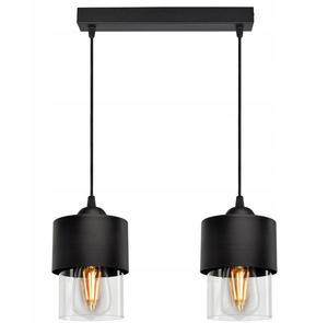 Подвесной светильник Kiki Design Berg, черный - прозрачный