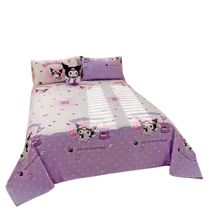 Стильная простыня на резинке all season all Sanrio, Meimei Kuromi