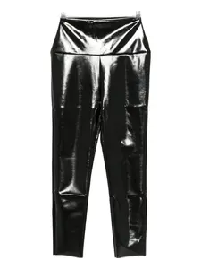 Брюки с высокой талией Norma Kamali, черный