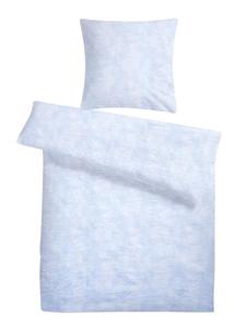 Carpe Sonno Постельное белье из жатой ткани синего цвета