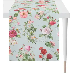 Дорожка для стола 6527 SUMMERTIME, летний декор, лето Цифровая печать Apelt, синий