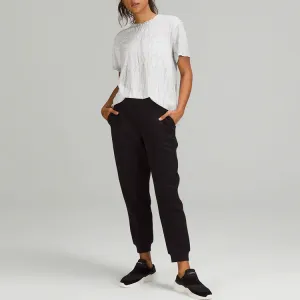 Футболка All Yours с круглым вырезом, умеренно прямого кроя Lululemon, thread dye in белый and черный