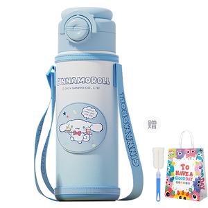 Термостакан Sanrio, double cup-синий cinnamoroll+cup brush+shopping bag