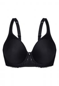 Бюстгальтер на косточках sassa T-shirt Bra FEMININE MICRO, черный