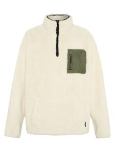 Флисовая куртка CHIEMSEE  mit Brusttasche und Kängurutasche, белый