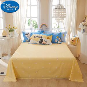 Disney Простыня на резинке 150 см + наволочка 200х230 см, хлопок, принт Explore the Universe