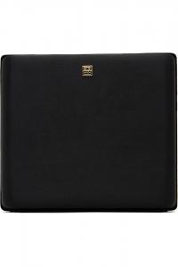 Сатиновая вечерняя сумочка-конверт Toteme, черный