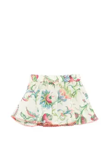 Юбка с цветочным принтом ETRO KIDS, бежевый