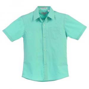Детская однотонная классическая рубашка Gioberti с короткими рукавами, цвет Mint B