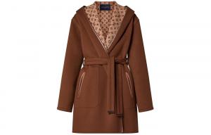 Пальто женское коричневое Louis Vuitton