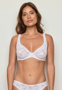 Бюстгальтер Yamamay Underwired bra, White Floral/White