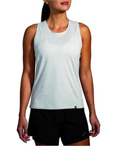 Топ Brooks Luxe Tank, цвет Heather Light Ash