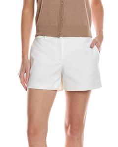 Брюки Michael Kors Collection Samantha Short Michael Kors Collection, белый