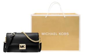 MICHAEL KORS Соня кожаная сумка через плечо среднего размера женская классическая черная