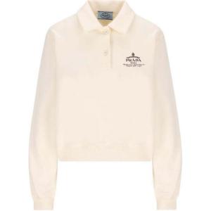 Рубашка-поло женская Prada, бежевый