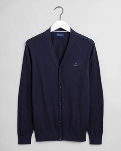 Пуловер Gant D1. ELBOW PATCH CARDIGAN, цвет Evening blue