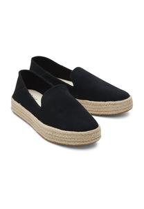 Эспадрильи "Каролина" кожа Toms, черный