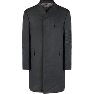 Мужское серое пальто THOM BROWNE, серый