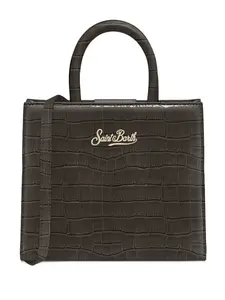 Сумка-тоут с логотипом Mc2 Saint Barth, серый