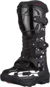 Мужские мотоциклетные ботинки TCX, Black White