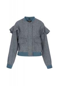 Faina Куртка для межсезонья в голубом цвете Cyan Blue