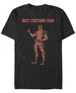 Мужская футболка с короткими рукавами «Лучший костюм Дэдпула» Marvel Fifth Sun, черный