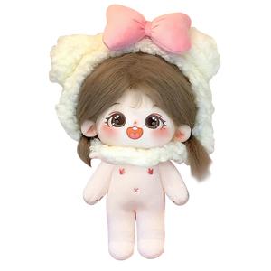 Хлопковая кукла со скелетом плюшевая кукла высота 20см длина 220мм COTTON PLANET