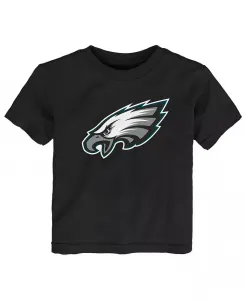 Футболка для мальчиков и девочек с основным логотипом Philadelphia Eagles, черная Outerstuff