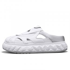 Мужские сандалии с закрытым носком, устойчивые к истиранию CAHHRRN, White