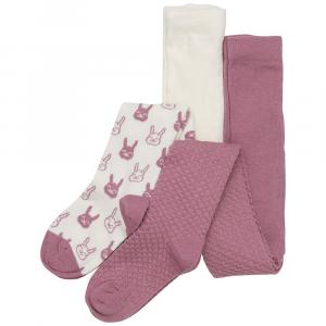 Тайтсы Minymo Baby Stocking 2 Pack, розовый