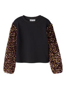 Толстовка NAME IT, коричневый/черный