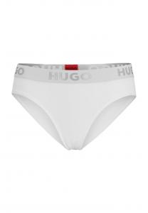 Трусы с логотипом на поясе Hugo, белый