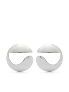 Серьги с логотипом C Coperni, серебряный