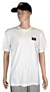 Bally 6238518 Мужская белая футболка из 100% хлопка с вышитым логотипом