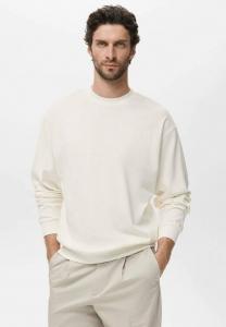 Толстовка Mango Sweatshirt, Off-White