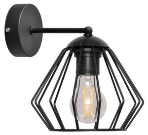 Настенный светильник Helam Agat, черный - металл - 18 x 15 x 25 см