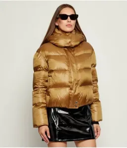 Пуховая куртка regular fit Patrizia Pepe, горчичный