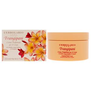 Ароматизированный крем для тела Frangipan от LErbolario (унисекс) - 6,7 унций (190 мл), прозрачный