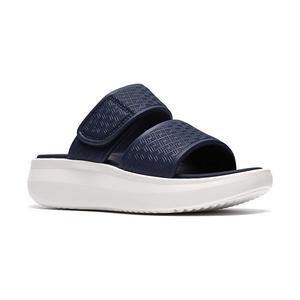 Женские сандалии-танкетки Cloudsteppers Solevana Star Clarks, Navy