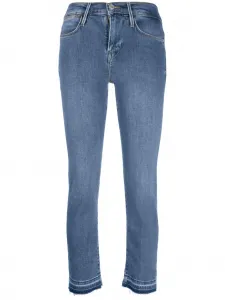 Джинсы из денима FRAME, синий