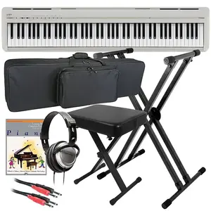 Портативное цифровое пианино Kawai ES120 - Светло-серый Набор Stage Essentials