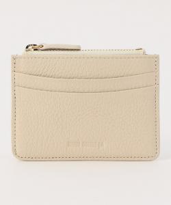 Чехол для карт с карманом на молнии Mono Comme Ca, цвет Cream