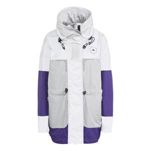 Куртка Stella Mc Adidas для женщин, темный серебристо-серый/светлый голубовато-серый/университетский фиолетовый